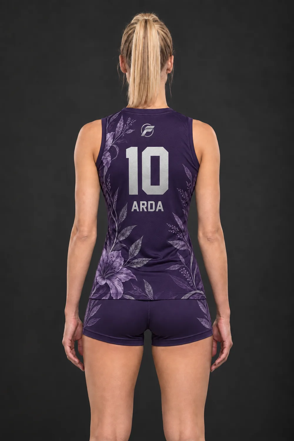 File Gece Yaprağı voleybol forması, arka görünüm