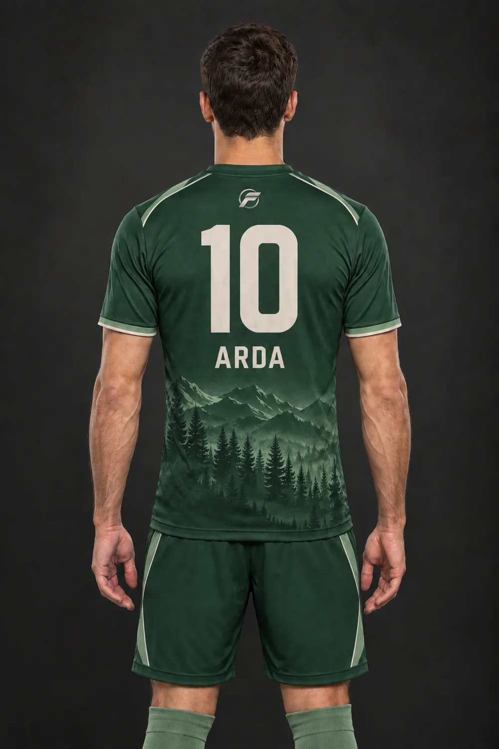 Orman Koyu futbol forması, arka görünüm