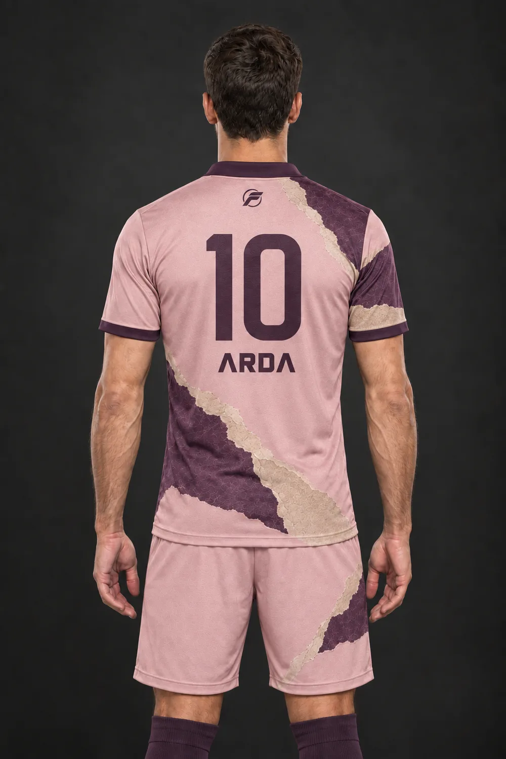 Polo Gül Kurusu futbol forması, arka görünüm