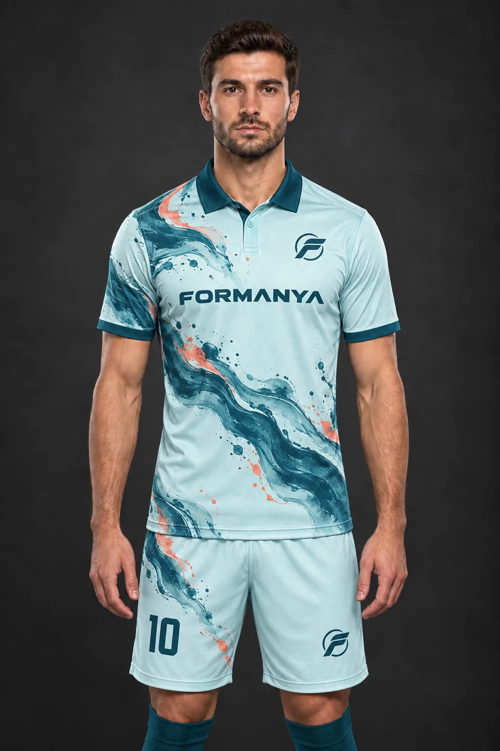 Polo Okyanus futbol forması, ön görünüm