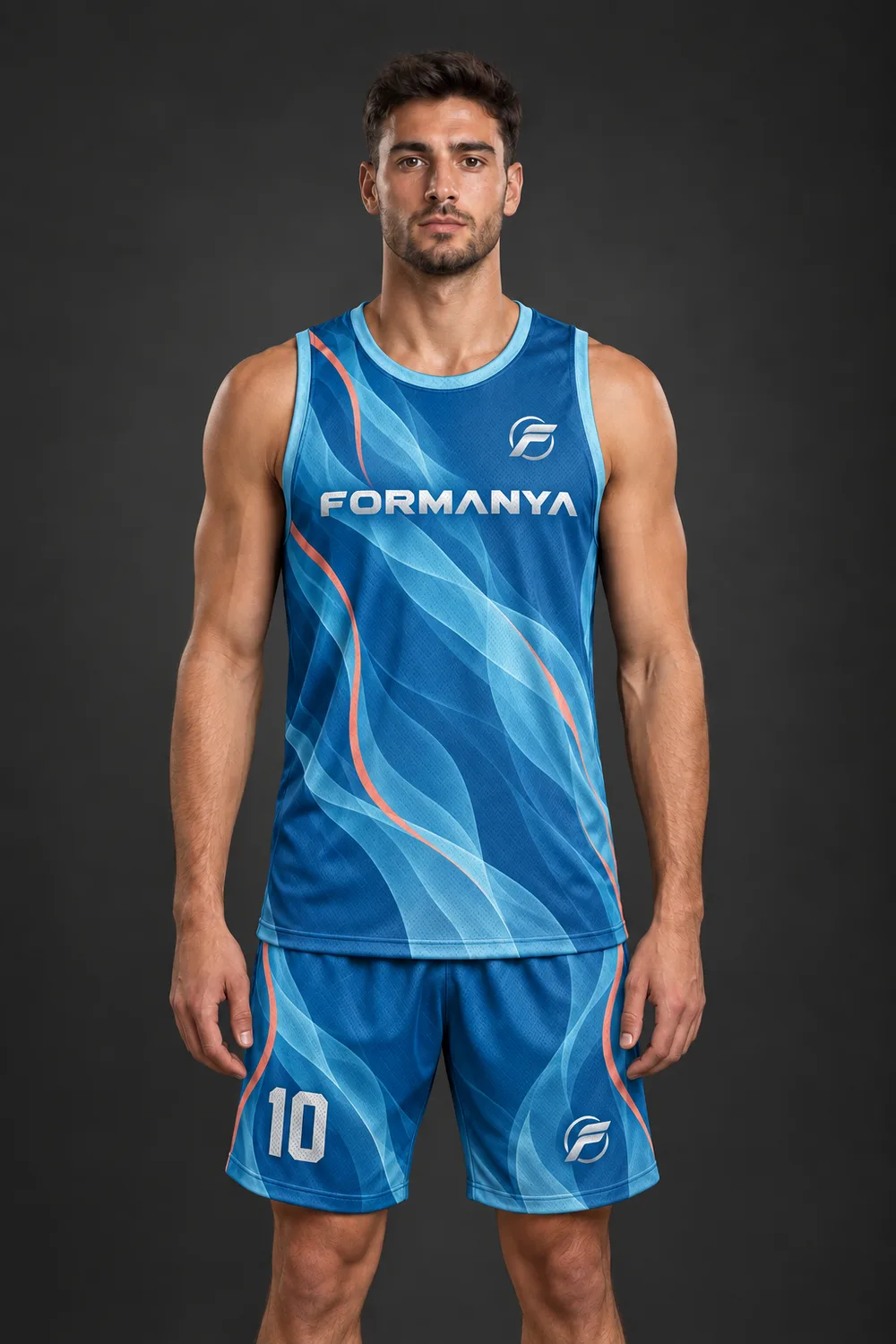 Pota Akıntı basketbol forması, ön görünüm