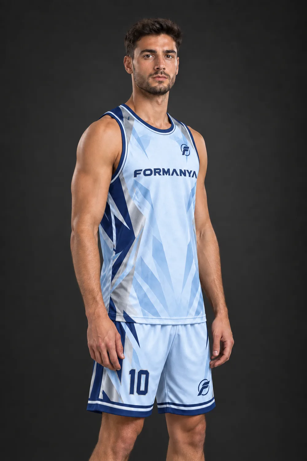 Pota Buz basketbol forması, yan görünüm
