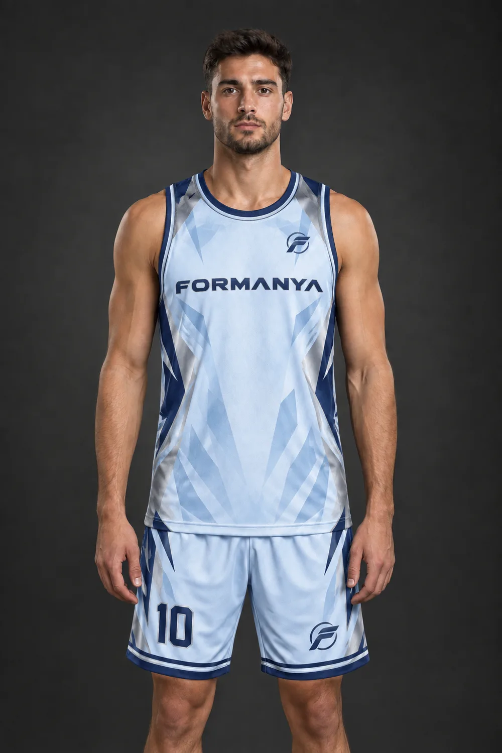Pota Buz basketbol forması, ön görünüm