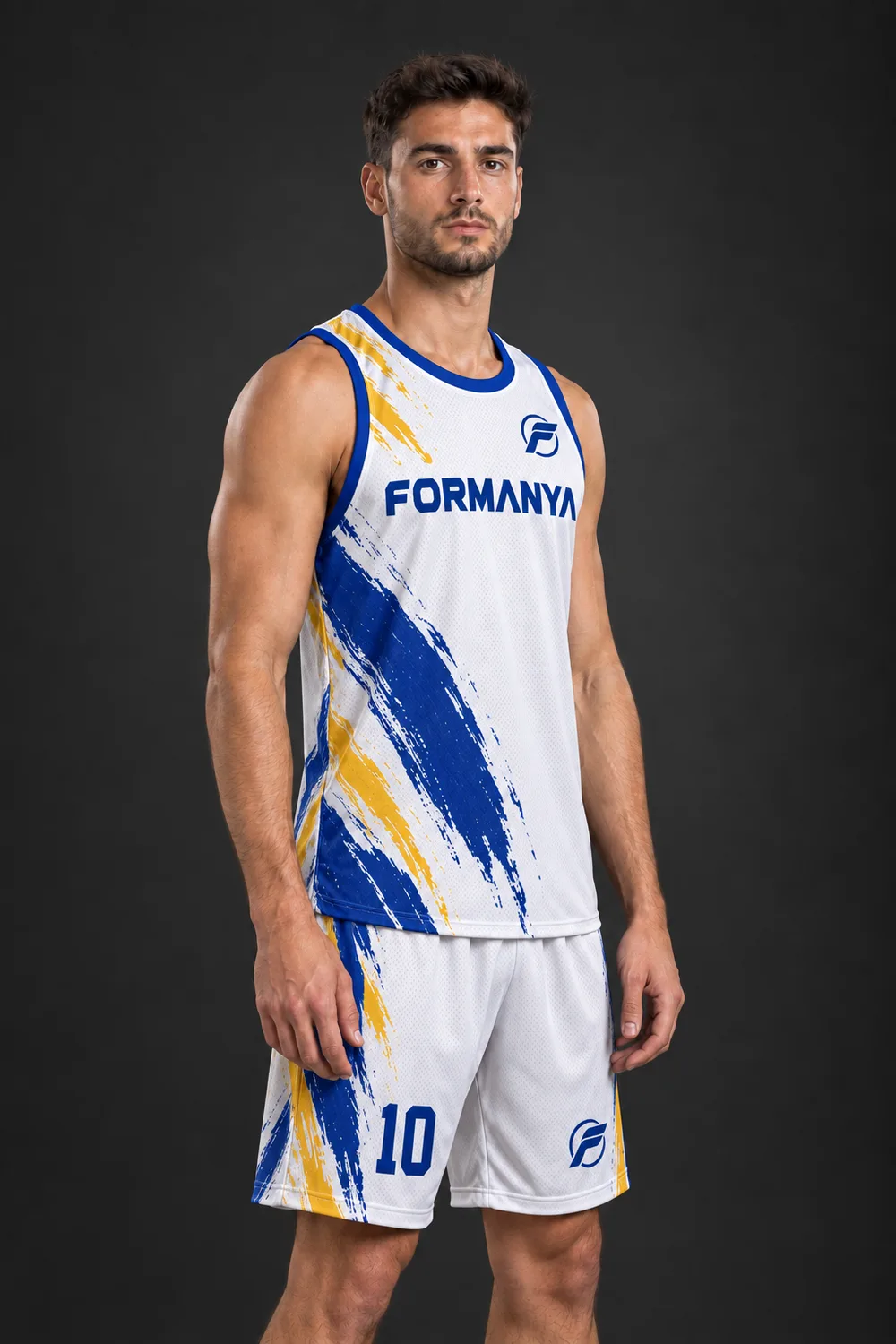 Pota Fırça basketbol forması, yan görünüm
