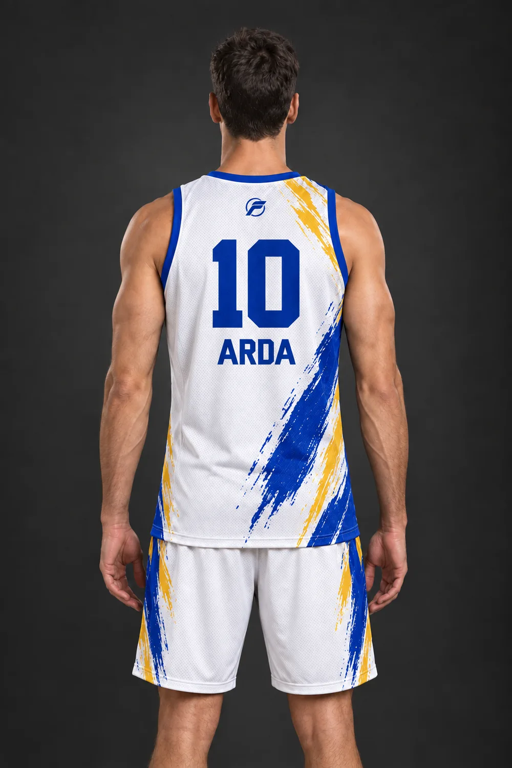 Pota Fırça basketbol forması, arka görünüm