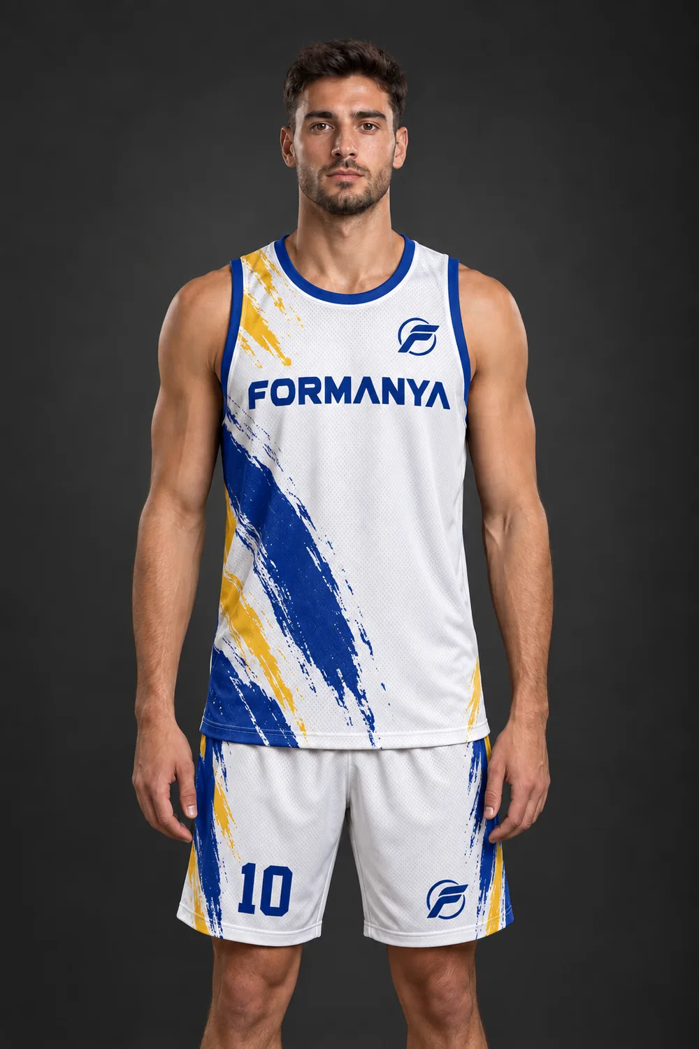 Pota Fırça basketbol forması, ön görünüm