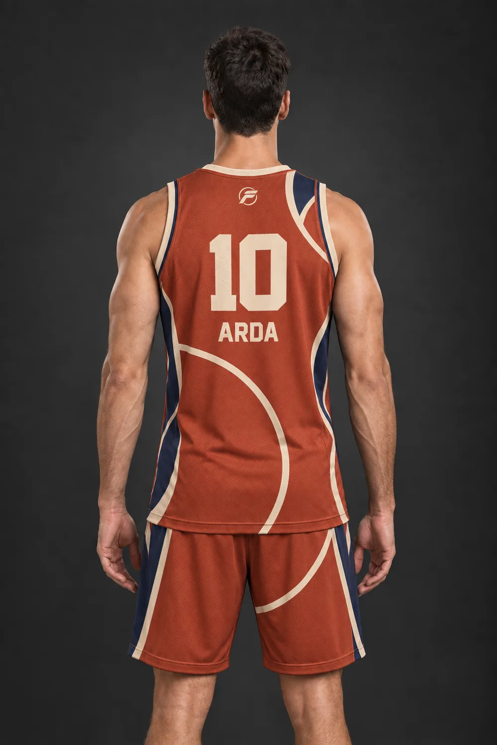 Pota Kiremit basketbol forması, arka görünüm