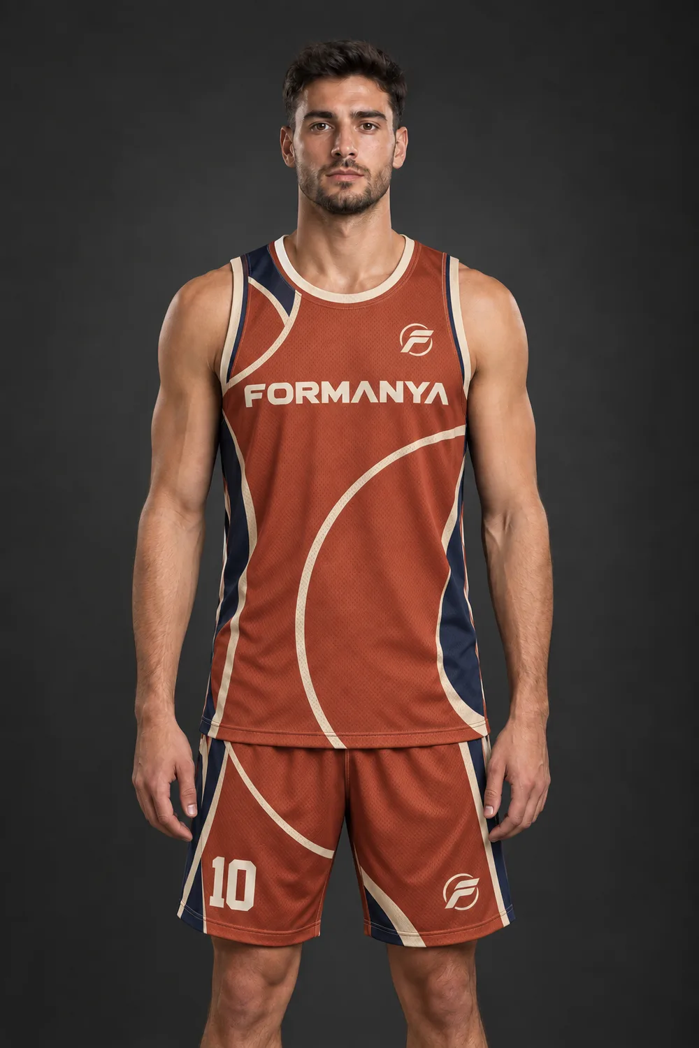 Pota Kiremit basketbol forması, ön görünüm