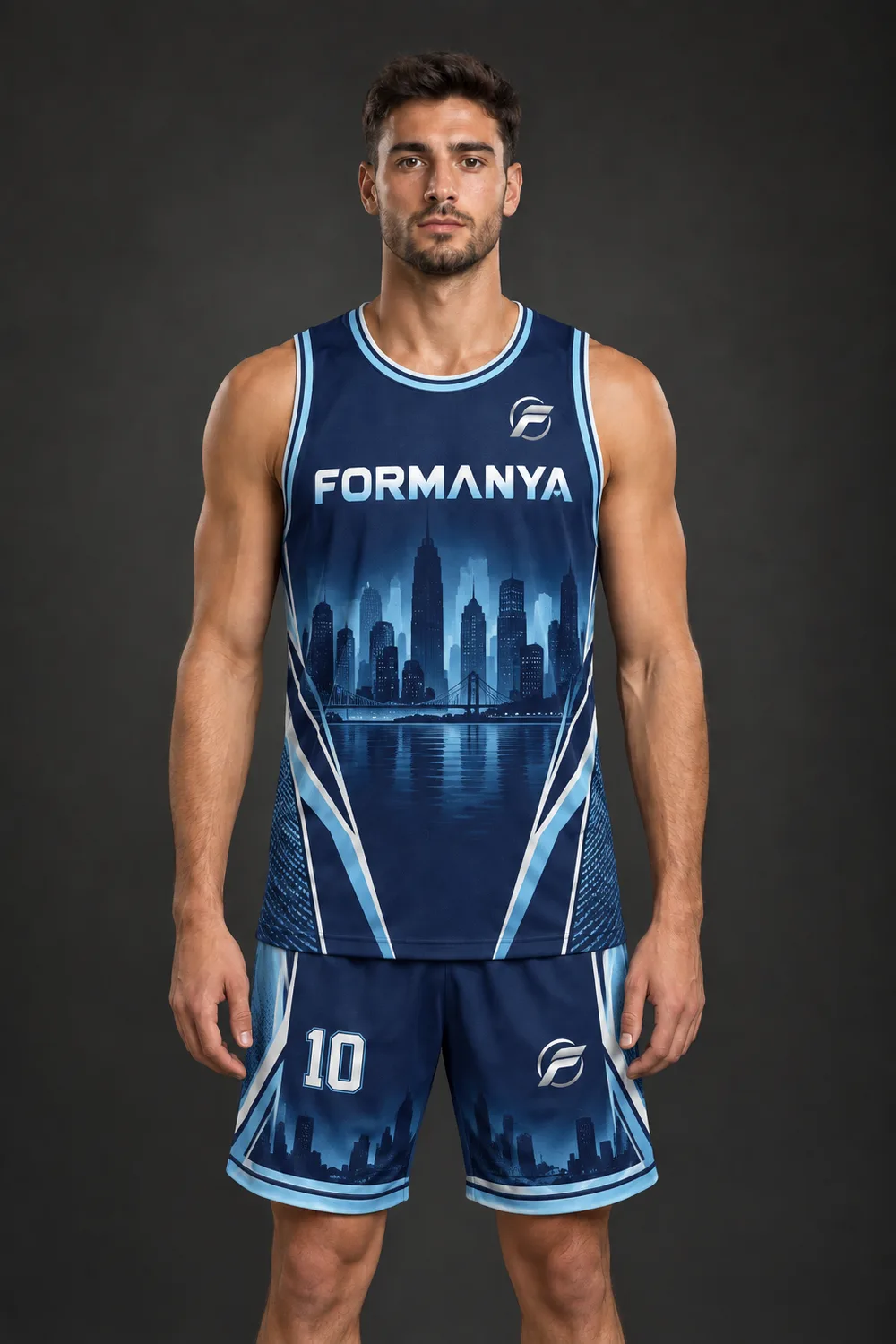 Pota Şehir basketbol forması, ön görünüm