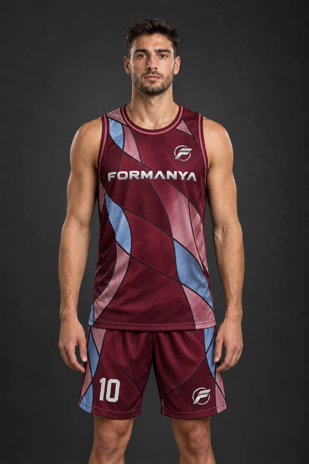 Pota Vitray basketbol forması, ön görünüm