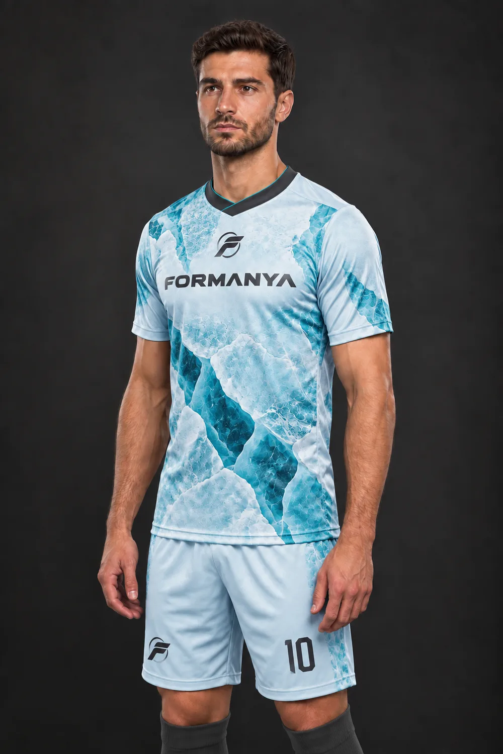 Pro Buzul futbol forması, yan görünüm