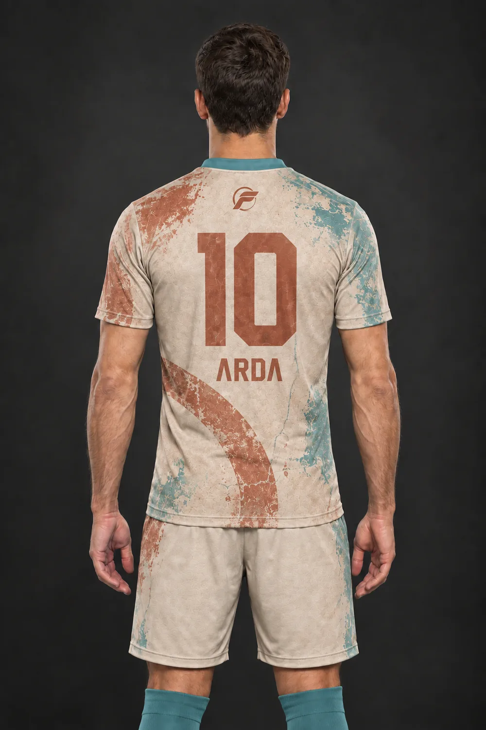 Pro Toprak futbol forması, arka görünüm