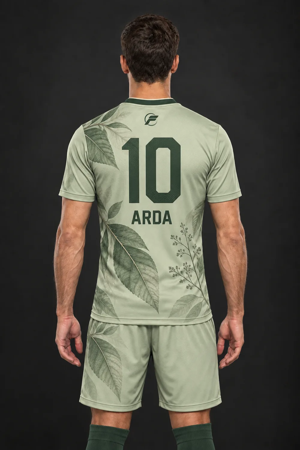 V Adaçayı futbol forması, arka görünüm